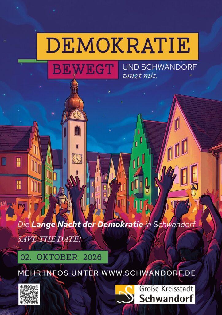 Lange Nacht der Demokratie Plakat